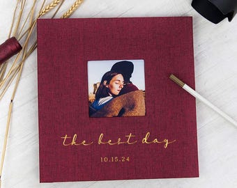 Custom Photo Album Self Adhesive Window Scrapbook - Personalized - Choice of Colors and Sizes