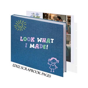 Custom Photo Album 12x12 Scrapbook 3 Ring Wedding Anniversary Gift Linen Personalized Guestbook Engagement