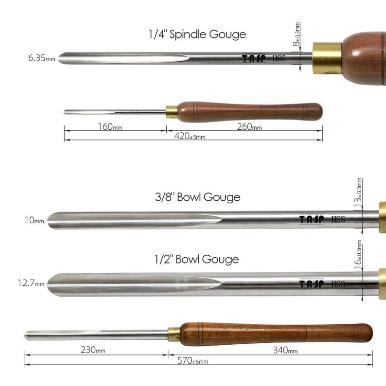 Hss Spindle Gouges HSS Woodturning Tools Set | Walnut Handle Lathe Chisels, Spindle Gouge ...