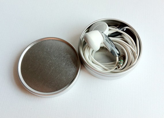 1 oz Flat Tin Container with Slip Cover