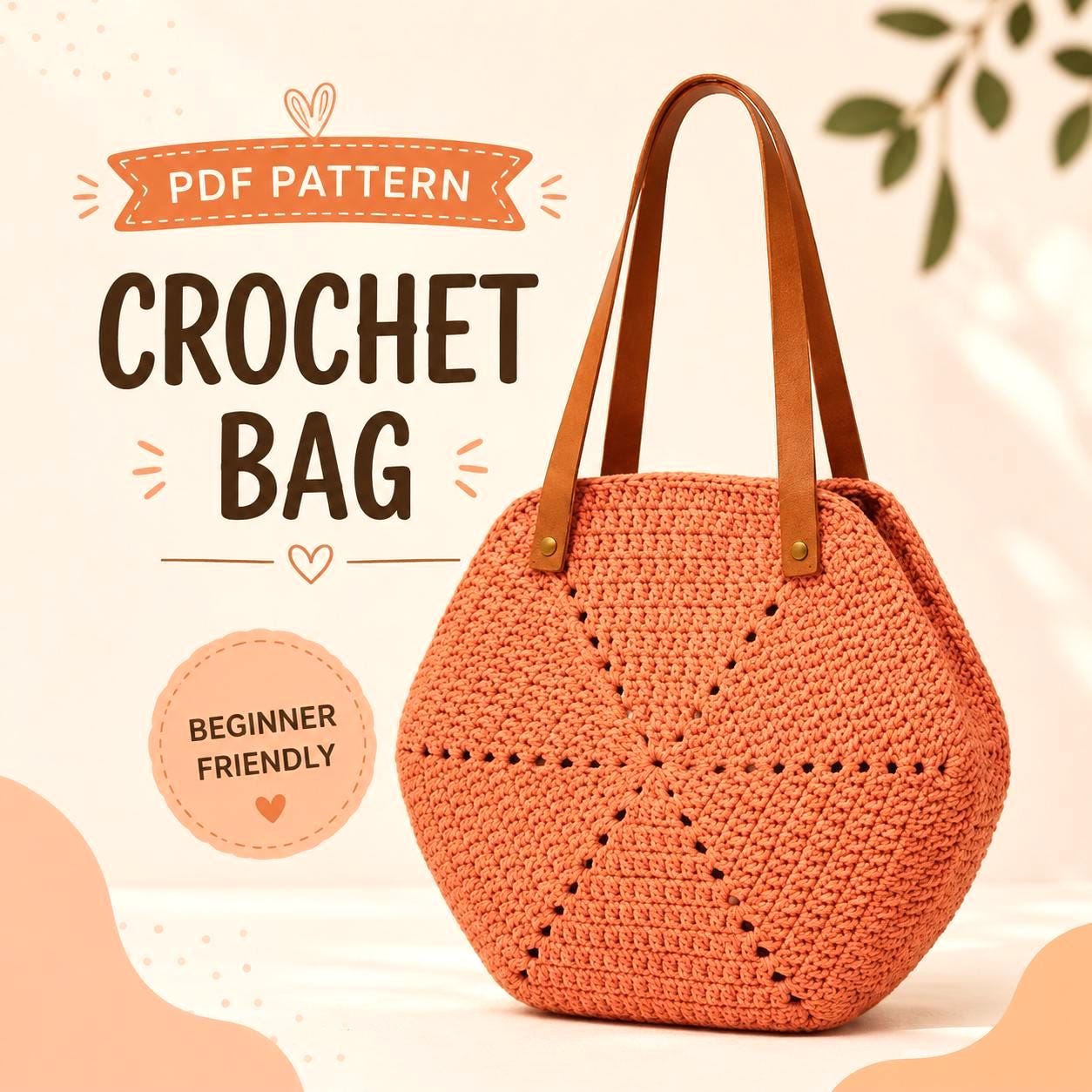 30 Boho Bag Crochet Patterns for Fringe, Florals, and Everyday Texture 27 Hexagon Crochet Bag Pattern