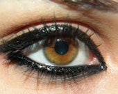 BLACK PEN EyeLiner Non-Toxic LIQUID eyeliner Organic Vegan Natural Bare Mineral Makeup Waterproof for sensitive eyes