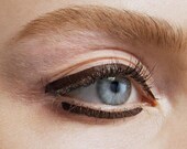 BROWN PEN EYELINER Liquid Non-Toxic Organic Vegan Natural Bare Mineral Makeup Waterproof for sensitive eyes