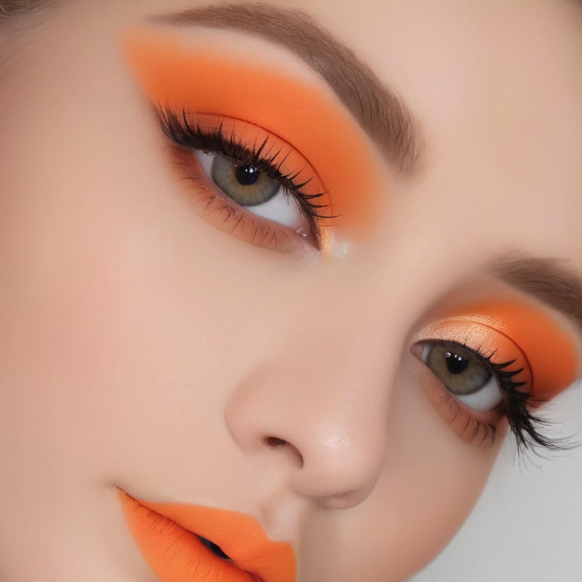 Eyeshadow orange discount