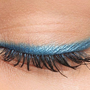 Turquoise EYE Pencil Waterproof Natural blue eye liner For sensitive Eyes Organic Vegan Natural Cobalt Mineral Creamy & Firm tip image 6