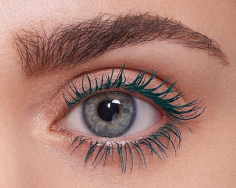 GREEN MASCARA Micro Wand - Vegano, orgánico, libre de OGM - Máscara para ojos sensibles - Sin grumos y resistente al agua - Sin desorden