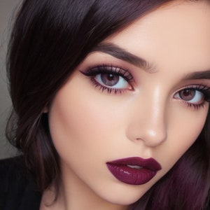 Berry LIPSTICK | Vegan, Organic, Natural, Mineral Makeup | Cruelty Free, Long Lasting Matte Lipstick | Waterproof Lip Color | Sensitive lips