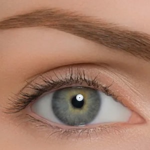 Hypoallergenic Blonde Eyebrow Pencil - Waterproof Vegan Organic Triangular Brow Pencil with Luxury Brush