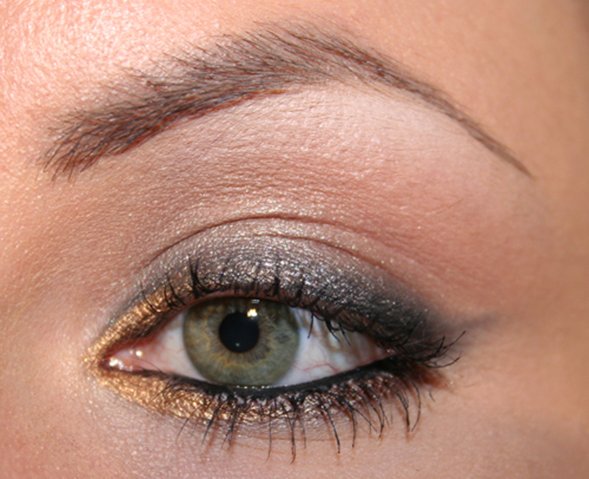 Gold Oro Eye Pencil Liner | Organic Vegan Cobalt Mineral Eyeliner | Natural, Long-Lasting Formula for Sensitive Eyes