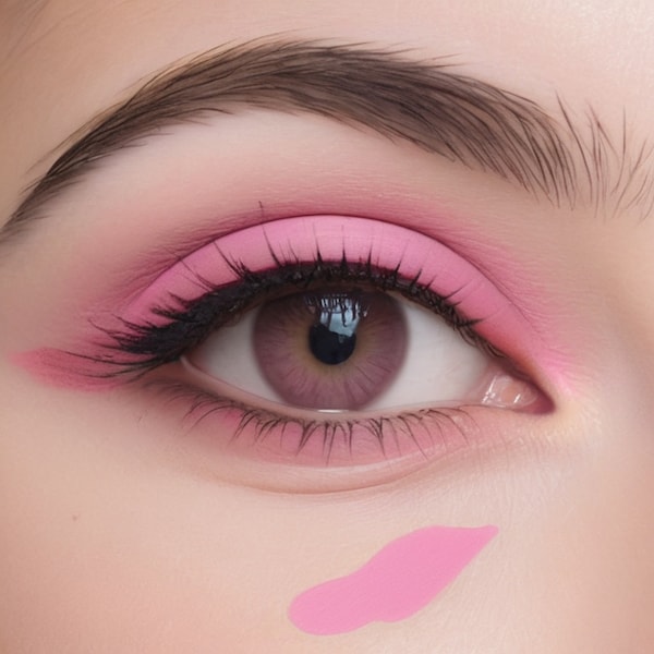 BUBBLE Gum PINK EyeShadow | Matte Mineral Eye Shadow | Vegan, Organic, Natural Makeup | Eyeliner when wet | Bare Makeup & Cosmetics