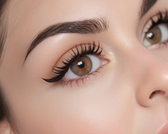 Vegan Tinted Lash and Brow Growth Serum | Organic, Gluten-Free & Cruelty-Free | Enhance and Strengthen Eyelashes