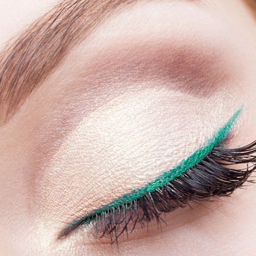 GREEN Emerald PEN EYELINER | Easy to use! Liquid Non-Toxic | Organic Vegan Natural | Waterproof for sensitive eyes