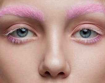 White Mascara + Micro Wand Light Pink Mascara + Pink Jumbo Eyeliner + White Eyeliner | GET the LOOK 4 Natural Products | Organic Makeup
