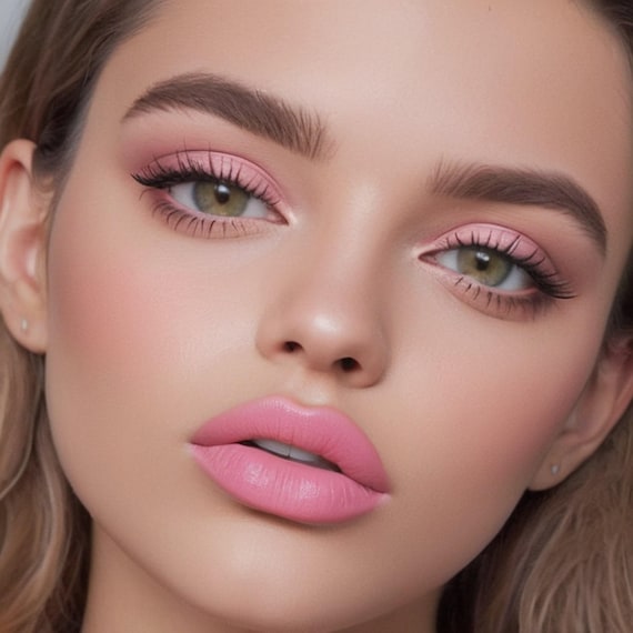 Vegan Long Lasting, Matte Satin Lipstick | Organic Formula, Vitamin E Care | Bubble Gum, Cotton Candy Shades
