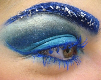 Cobalt Blue Mascara - Vegan, Organic, Gluten-Free | Waterproof | Sapphire Color for Sensitive Eyes | Electric Blue Mascara