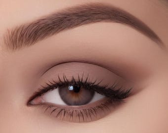 Natural Matte Shadow, Almond Eyeshadow | 100 Organic Vegan, Titanium Free Pigments | Mica, Iron Oxide