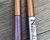 PURPLE Natural Glitter EYELINER Organic Vegan Cruelty Free Mineral Makeup Liquid Non-Toxic Eye Liner 100 Ingredients you can eat