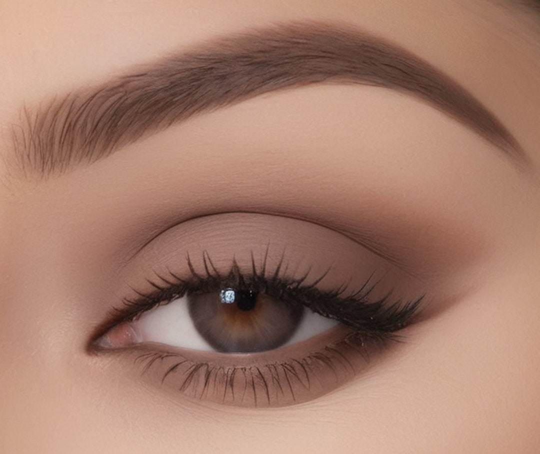 Almond Matte Eyeshadow: 100% Organic Vegan Neutral Mineral Makeup