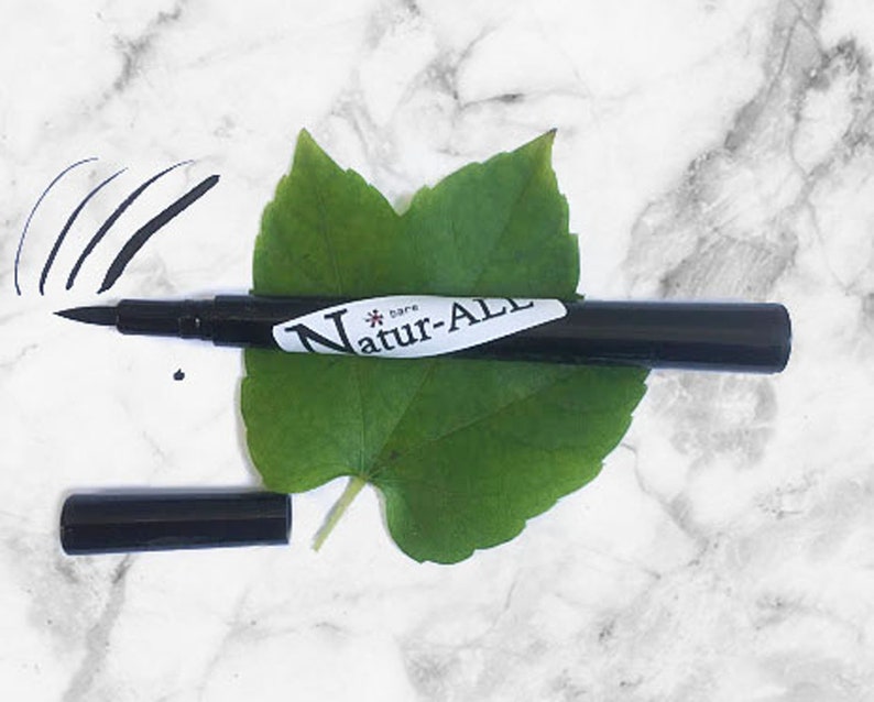 BLACK PEN Eyeliner Nontoxic LIQUID Eyeliner Organic Vegan Etsy