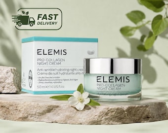 ELEMIS Pro-Collagen Night Cream | Anti Aging Hydrating Moisturizer (50 ml )personalized customized.