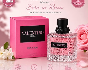 Valentino Donna Born In Roma Eau De Parfume 100ml | Luxury Floral Perfume for Women | Long Lasting Designer Fragranc personalized customized