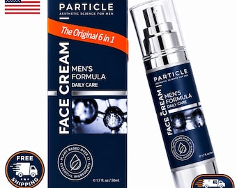 Particle Face Cream for Men - 6-in-1 Men's Formula Daily Face Moisturizer