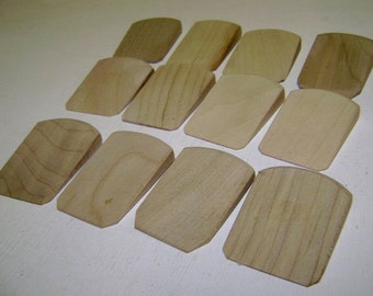 12 mini wooden wedges for wobbly furniture
