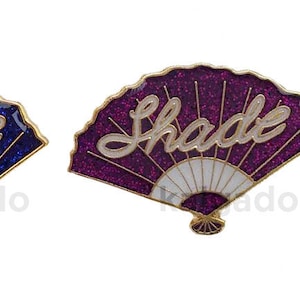 SHADE Fan Glitter Pin