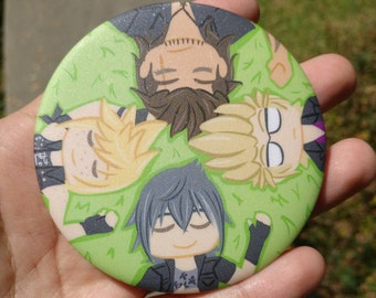 FFXV Final Fantasy XV Chocobros Round Large 3 in Button