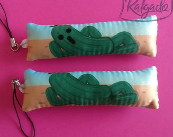 Final Fantasy VII FF7 Sexy Cactuar Mini Plush Dakimakura keychain charm