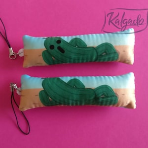 Final Fantasy VII FF7 Sexy Cactuar Mini Plush Dakimakura keychain charm