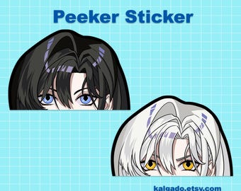 U-San Unnamed Vtuber Peeker Stickers