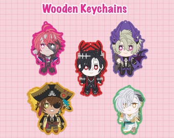 PREORDER Avallum Wooden Keychain Charms