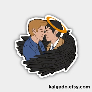 SPN Destiel Vinyl Sticker