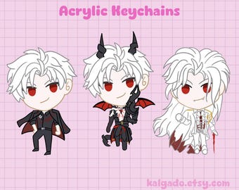 Pequenos chaveiros de acrílico Sylus