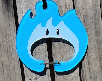 Unnamed U-san Vtuber U-rei Acrylic Carabiner Charm Keychain Holder