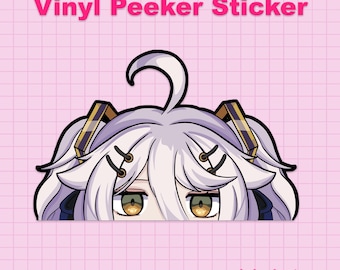 Henya The Genius Vtuber Peeker sticker