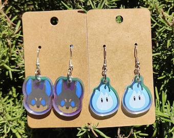 Unnamed U-San Vtuber Mephisto U-Rei Acrylic Earrings