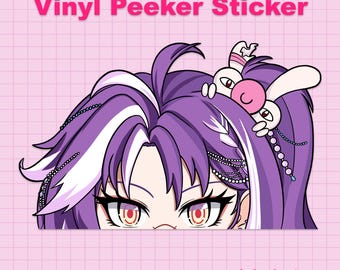 Michi Mochievee Vtuber Peeker sticker