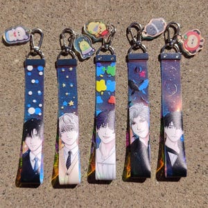 Love and Deepspace Holographic Phone Strap Lanyards