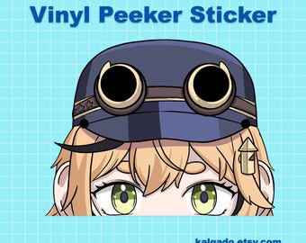 Dooby 3D Vtuber Peeker sticker
