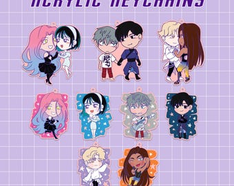 Alien Stage Acrylic Keychain Charms