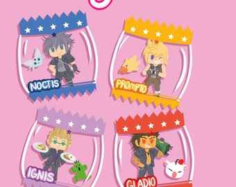 FFXV Final Fantasy XV Candy Bag Acrylic Keychain Charms