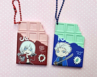 Devil Hunters Chocolate Rubber Keychains