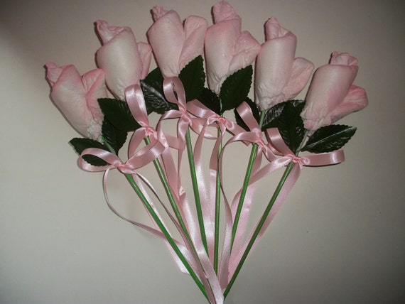 Beautiful Diaper Rose Pink Girl Baby Shower Decorations Favors Etsy