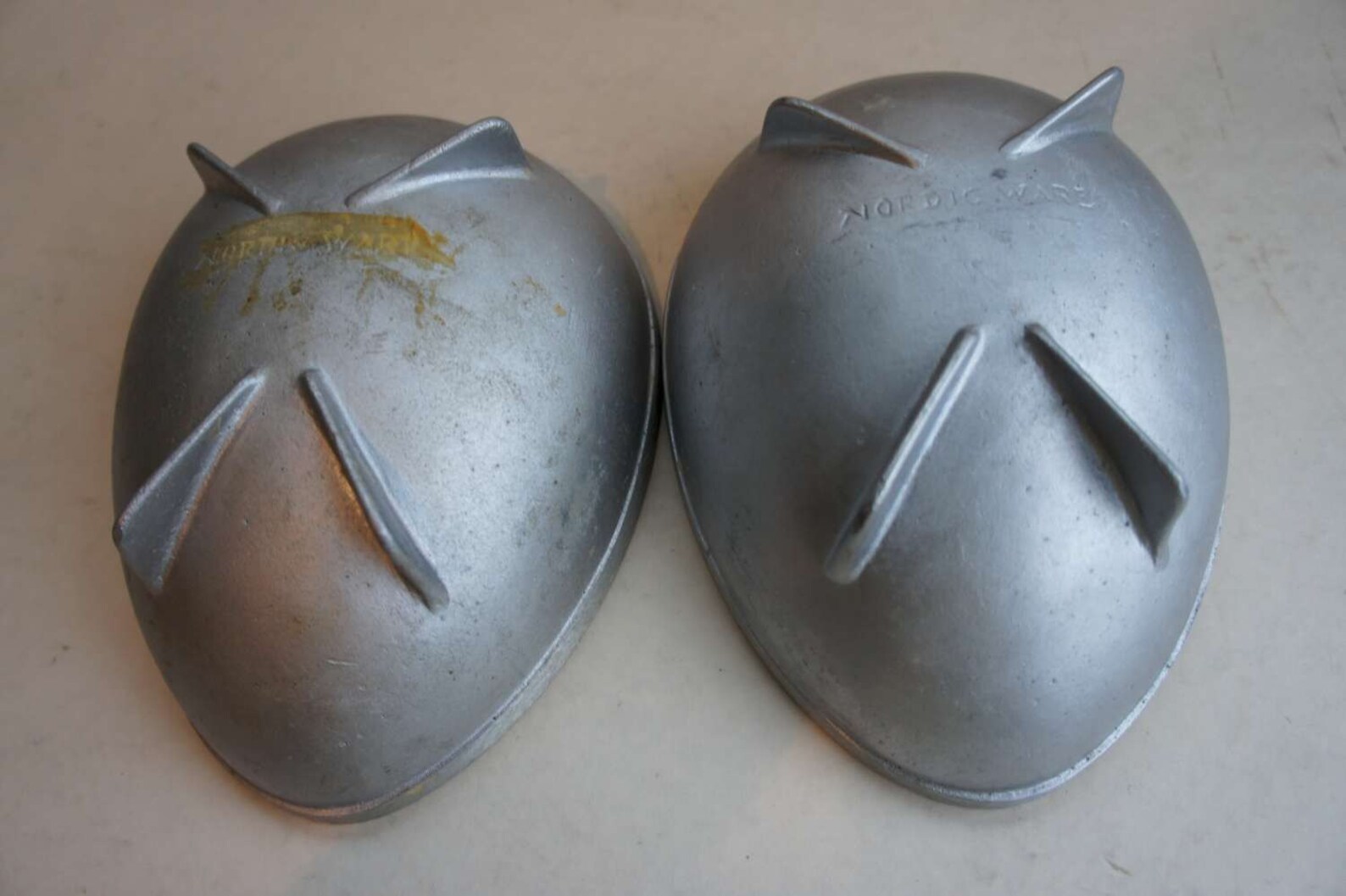 Industrial Vintage Cake Pans by Nordic Ware Eggshaped Etsy
