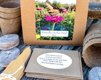 Butterfly Garden Kit, Seeds for Butterfly Gardening, Great Housewarming Gift or Gift for Gardener