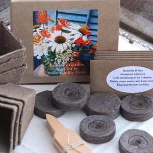 Pollinator Garden Kit, Butterfly Garden Gift