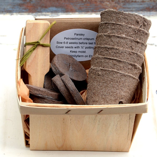 Herb Garden Kit, Easy to Grow Herb Garden, Great Gift for Gardener or Housewarming Gift