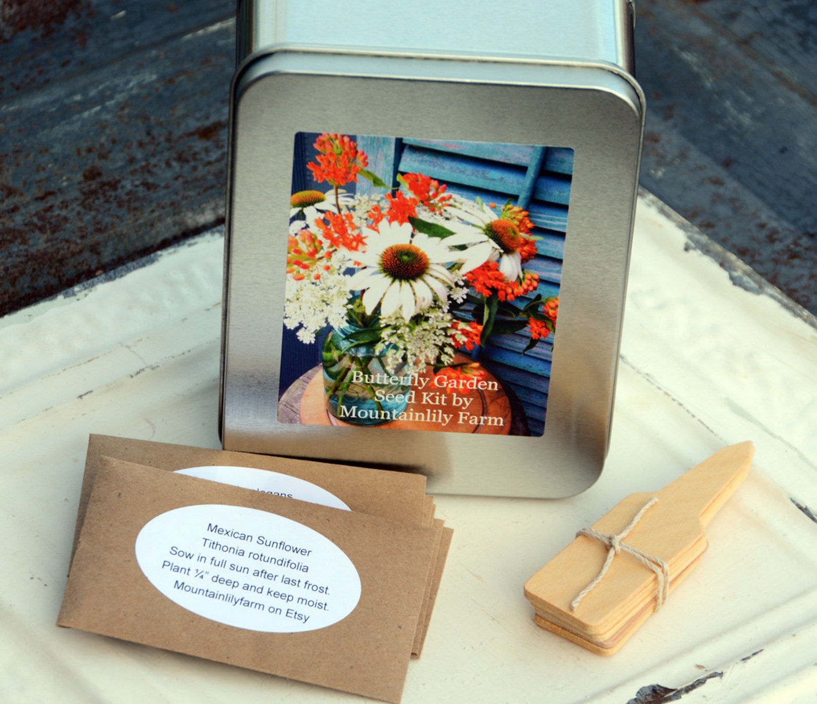 Butterfly Garden Seed Kit Heirloom Seeds for Butterfly Etsy